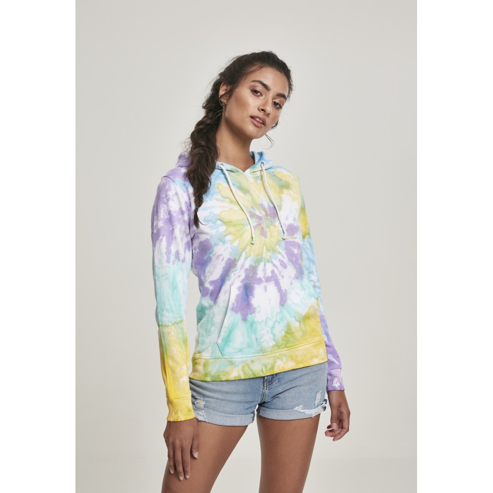 Urban Classics - Tie Dye Pastel Sweat à capuche - Multicolore